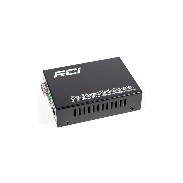 Медіаконвертер RCI 1G, SFP slot, RJ45, standart size metal case (RCI300S-G) - picture 4