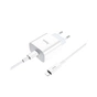 Зарядний пристрій HOCO C76A Plus Speed Source USB-C PD20W + cable USB-C to Lightning White (6931474746924) - зменшене зображення 3