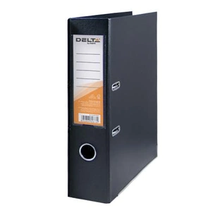Папка - реєстратор Delta by Axent double-sided PP 7,5 cм, disassembled, black (D1712-01P) зображення 1