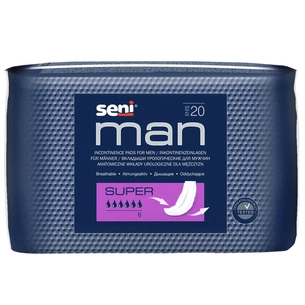 Урологічні прокладки Seni Man Super 20 шт. (5900516691059) зображення 1