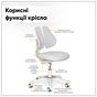 Парта з кріслом ErgoKids TH-330 W/G + Y-208 G - зменшене зображення 8