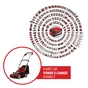 Аератор Einhell скарифікатор GE-SA 36/35 Li - Solo 36V, 35см, ножи 16шт (без АКБ та ЗП) (3420685) - зменшене зображення 16