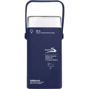 Батарея універсальна Aspiring Vigor 30 30000mAh PD/3.0/65W, QC/3.0, 2*USB-C, 2*USB-A (VG65PD) зображення 1