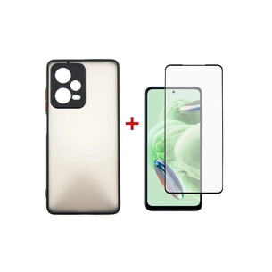 Чохол до мобільного телефона Dengos Kit for Xiaomi Redmi Note 12 Pro 5g case + glass (Black) (DG-KM-30) зображення 1
