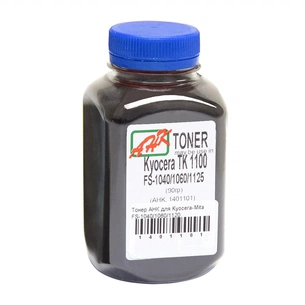 Тонер Kyocera TK-1110/1114/1120/1124, 90г Black AHK (1401101) зображення 1