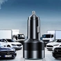 Зарядний пристрій Choetech car 2хUSB-C+USB-A 130W QC3.0/PD/PPS black (TC0011-BK) - зменшене зображення 8