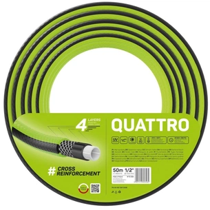 Шланг для поливу Cellfast QUATTRO, 1/2', 50м, 4 шари, до 20 Бар, -10…+50°C (10-063) изображение 1
