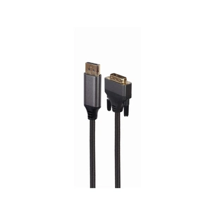 Кабель мультимедійний DisplayPort to DVI 1.8m 24 +1, 4K 30Hz Cablexpert (CC-DPM-DVIM-4K-6) зображення 1