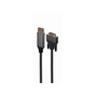 Кабель мультимедійний DisplayPort to DVI 1.8m 24 +1, 4K 30Hz Cablexpert (CC-DPM-DVIM-4K-6) - зменшене зображення 1