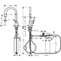 Змішувач Hansgrohe Aqittura M91 (76803000) - зменшене зображення 3