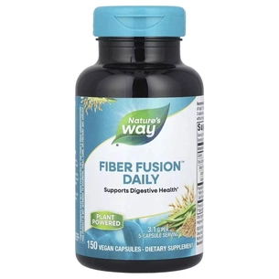Вітамін Nature's Way Клітковина, Fiber Fusion Daily, 150 вегетаріанських капсул (EMT-08452) зображення 1