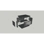 Шафа настінна GEAR 4U 19'' 600x600x240 мм, black (GWMSN-4U-600-600) - уменьшенное изображение 5