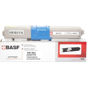 Тонер-картридж BASF OKI C510/511/530 Magenta 44469753 (KT-MC561M) зображення 1