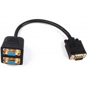 Перехідник Cablexpert VGA M to 2 VGA F (CC-VGAX2-20CM) зображення 1