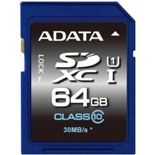Карта пам'яті ADATA 64GB SDXC class 10 UHS-I (ASDX64GUICL10-R) зображення 1