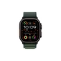 Смарт-годинник Apple Watch Ultra 2 2024 GPS + Cellular 49mm Black Titanium Case with Dark Green Alpine Loop - Small (MX4Q3UL/A) - уменьшенное изображение 2