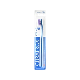 Зубна щітка Curaprox CS 1560 Soft М'яка D 0.15 мм Синя з фіолетовою щетиною (CS 1560-04) зображення 1