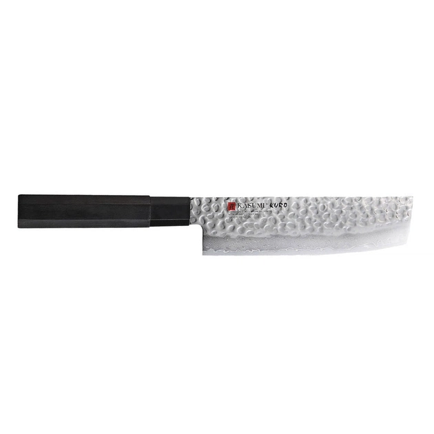 Кухонний ніж Kasumi Kuro Damascus Nakiri 165 mm (K-36017) - зображення 1