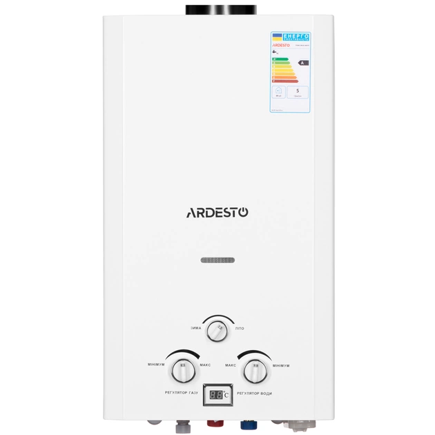 Проточний водонагрівач Ardesto TFGBH-10B-X1-WHITE - зображення 2