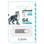USB флеш накопичувач Wibrand 64GB Irbis Silver USB 2.0 (WI2.0/IR64U3S) - зменшене зображення 2