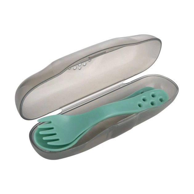 Набір дитячого посуду Canpol babies столові прибори в футлярі - бірюзовий (74/019_tur) - picture 3