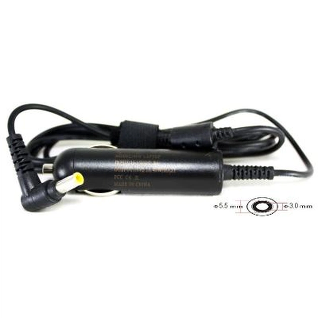 Блок живлення до ноутбуку PowerPlant SAMSUNG 12V, 19V 40W 2.1A (5.5*3.0) автомобильный (SAA40F5530) - зображення 1