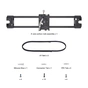 Запчастина для 3D-принтера Bambu Lab X-Axis Carbon Rods Assembly, X1/P1 Series (FAC003) - зменшене зображення 3