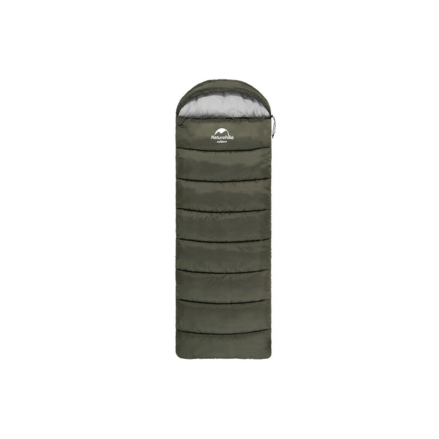 Спальний мішок Naturehike U350 NH20MSD07 Hollow Cotton Left Green (6927595767238-L) - зображення 1