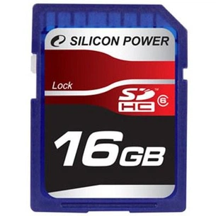 Карта пам'яті Silicon Power 16Gb SDHC class 6 (SP016GBSDH006V10) зображення 1
