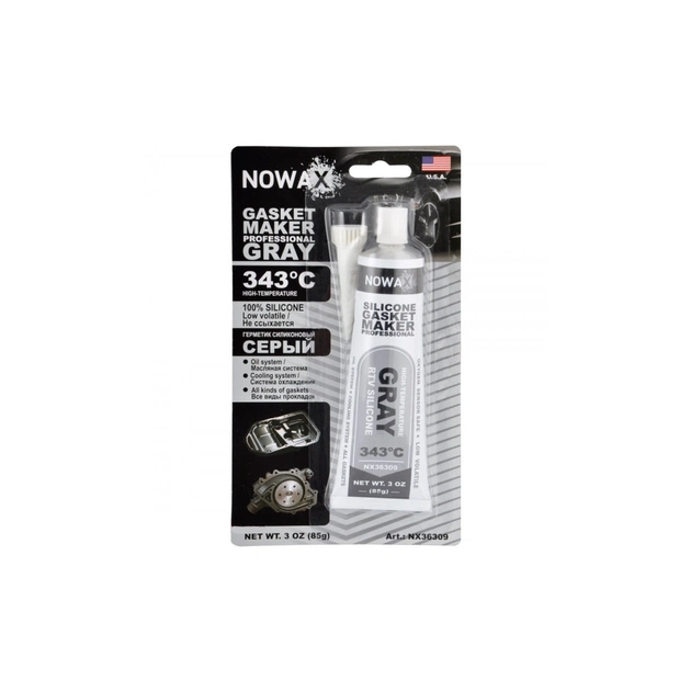 Герметик автомобильный NOWAX 85г +343С (NX36309) - изображение 1