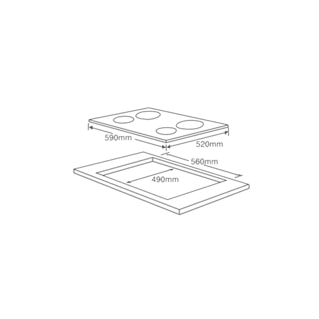 Варочна поверхня Interline HIV 568 SBP WA (HIV568SBPWA) - picture 7