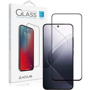 Скло захисне ACCLAB Full Glue Xiaomi 14 Black (1283126591280) зображення 1
