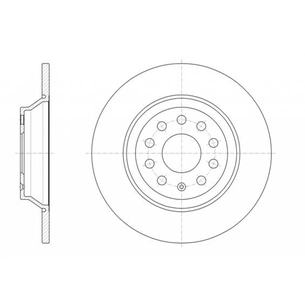 Гальмівний диск REMSA 61587.00 зображення 1