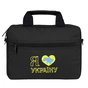 Сумка для ноутбука Porto 12'' PN12 LoveUkraine Black (PN12BK_LoveUkr) - зменшене зображення 1