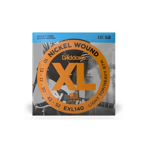 Струни для гітари D'Addario XL Nickel Wound Light Top / Heavy Bottom (10-52) (EXL140) зображення 1