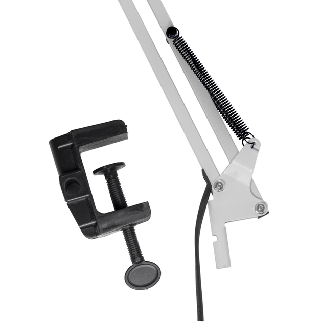 Настільна лампа Євросвітло Ridy-027 E27 зі струбциною біла - picture 4