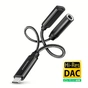 Перехідник USB-C M to 3.5mm F + USB-C F Hi-Res DAC PD 60W black AXAGON (ADA-HCPD) - зменшене зображення 1