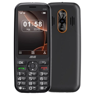 Мобiльний телефон 2E E350 Black (694743656879) зображення 1