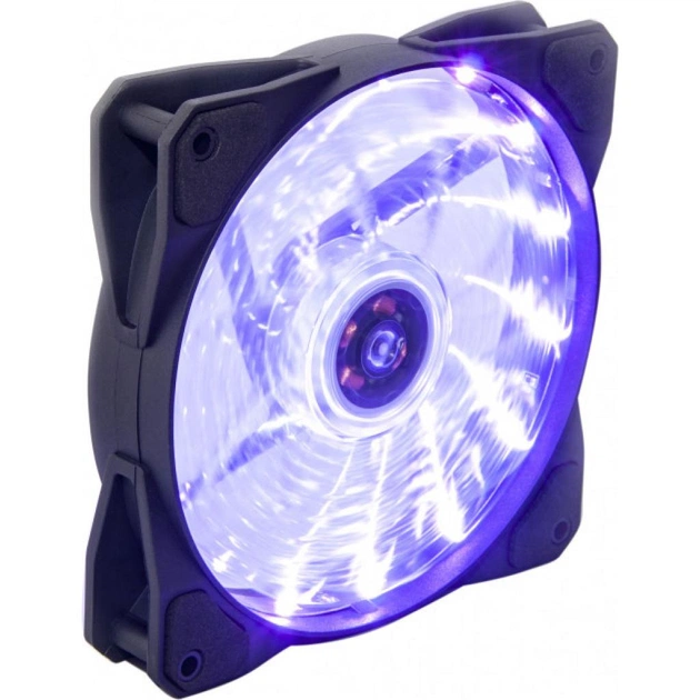 Кулер для корпуса Frime Iris LED Fan 15LED Purple (FLF-HB120P15) - изображение 1