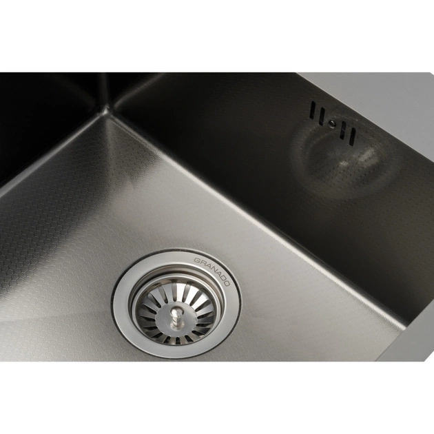 Мойка кухонная GRANADO Galera S201 black honeycomb (GS02201BH) - изображение 7