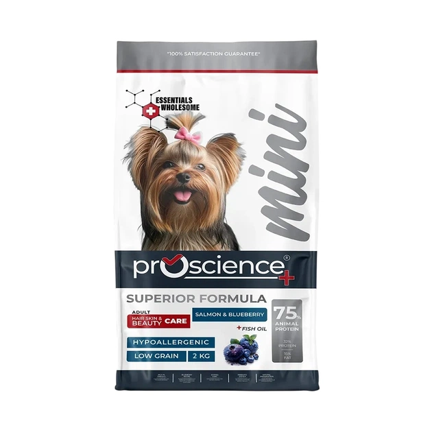 Сухий корм для собак ProScience Mini Adult Dog Salmon & Blueberry 2 кг (8694686407615) - зображення 1