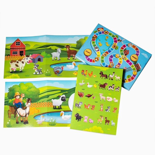 Обучающая игра. Животные на ферме. Разработано на основе метода Монтессори - изображение 12