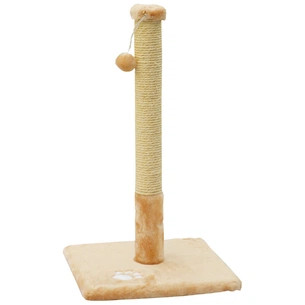 Дряпка (кігтеточка) для котів Природа Д01 стовпчик 67 см (бежева) (4820157402801) зображення 1