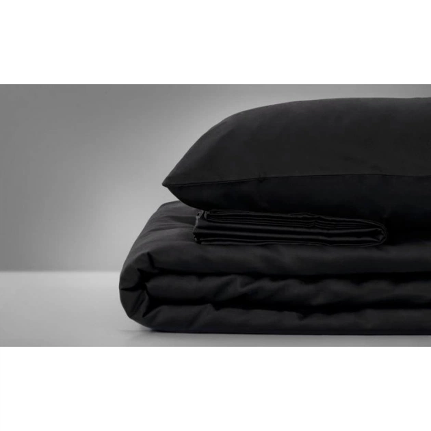 Постільна білизна MirSon Сатин Premium Black Pearl 0055 143х210 (2200000671233) - зображення 1