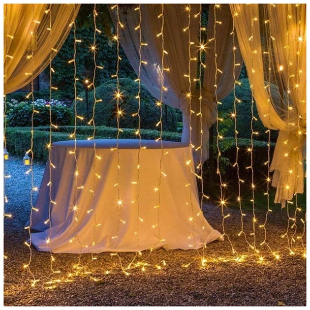 Гірлянда ColorWay Штора завіса 3 x 2 м 240 LED USB теплий колір (CW-GW-240L32U) - picture 9