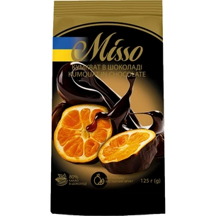 Сухофрукти Misso Кумкват в шоколаді 125 г (4820232570562) зображення 1