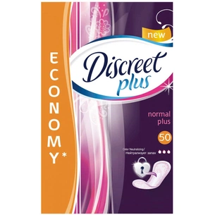 Щоденні прокладки Discreet Normal Plus 50 шт (4015400515685) зображення 1