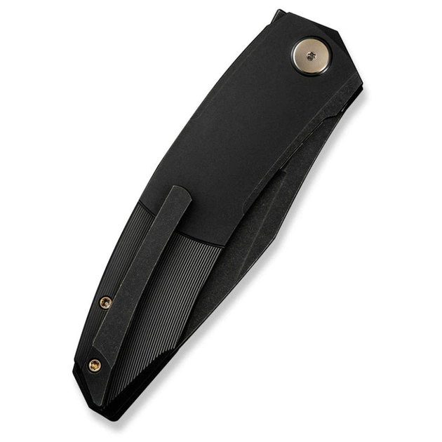 Ніж Weknife Sine Wave, Black Titanium, Darkwash (WE23069B-1) - зображення 7