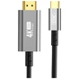 Кабель мультимедійний USB-C to HDMI M 1.8m XO (GB019-CHDMI.tranish) - зменшене зображення 2
