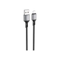 Дата кабель USB 2.0 AM to Lightning 1.0m Famous silicone BX83 black BOROFONE (6974443386356) - уменьшенное изображение 1